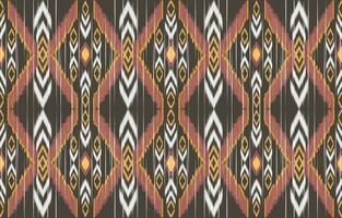 Ethnic abstract ikat art. Aztec ornament print. geometric ethnic pattern seamless  color oriental.  Design for background ,curtain, carpet, wallpaper, clothing, wrapping, Batik, vector illustration.