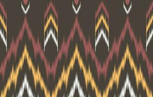 Ethnic abstract ikat art. Aztec ornament print. geometric ethnic pattern seamless  color oriental.  Design for background ,curtain, carpet, wallpaper, clothing, wrapping, Batik, vector illustration.