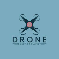 Drone camera logo vector, simple and modern. vector