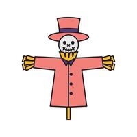 Sinister Scarecrow illustration vector