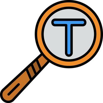 Text Analytics Vector Design Element Icon