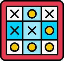 Tic Tac Toe Vector Design Element Icon