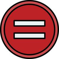 Equal Vector Design Element Icon