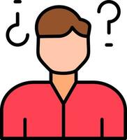 Confusion Vector Design Element Icon