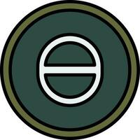 Theta Vector Design Element Icon