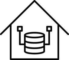 Data Warehouse Vector Design Element Icon