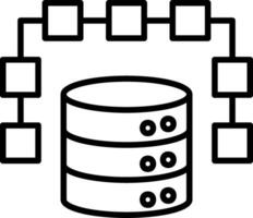 Structured Data Vector Design Element Icon