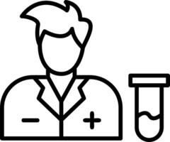 Scientist Vector Design Element Icon