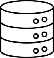 Database Vector Design Element Icon