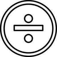 Division Vector Design Element Icon