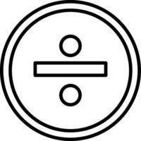 Division Vector Design Element Icon