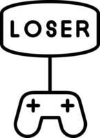 Loser Vector Design Element Icon