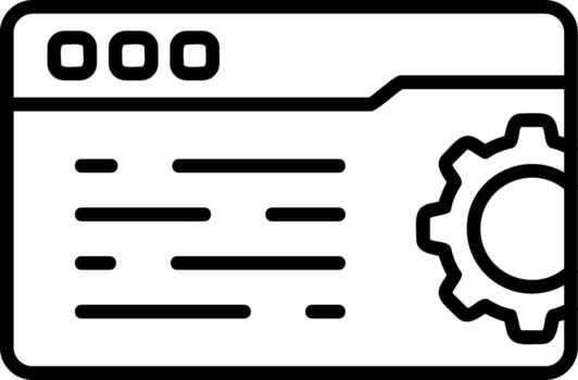 Web Settings Vector Design Element Icon