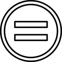 Equal Vector Design Element Icon