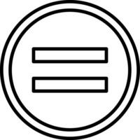 Equal Vector Design Element Icon