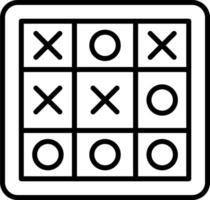 Tic Tac Toe Vector Design Element Icon