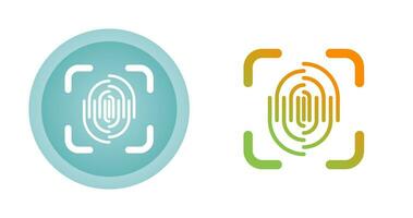 Fingerprint Vector Icon