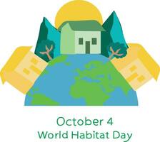 world habitat day 4 October.vector vector