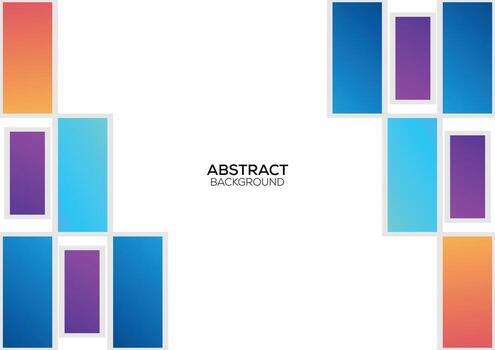 rectángulo degradado moderno antecedentes diseño vector