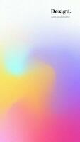 Colorful vertical gradient background. Social media frame vector illustration.