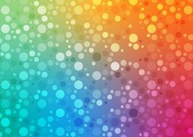 Colorful bubble abstract circle smooth geometric gradient decoration background vector