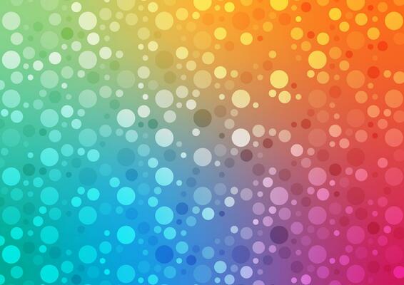 Colorful bubble abstract circle smooth geometric gradient decoration background