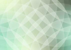 Geometric smooth green gradient wave curve pattern background vector