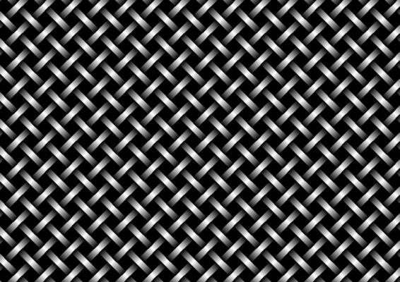 Metal fence weave pattern silver strong geometric decoration background