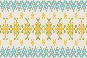 Textiile Ikat ethnic design of damask border pattern.Frame for women fabric use mughal ethnic abstract vintage turkish indian classical texture. vector