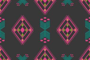 antecedentes textil vector ilustración florido elegante Clásico estilo.geométrico étnico oriental modelo tradicional azteca estilo diseño.abstracto para textura,tela,ropa,envoltura,alfombra.