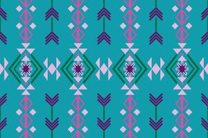 Damask style pattern for textile and decoration.Seamless pattern in tribal.Native aztec boho vector design.Background patch pattern with traditional style,design for decoraation and textiles