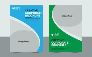 Creative Corporate Brochure Cover. vector