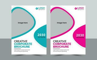 Creative Corporate Brochure Cover. vector