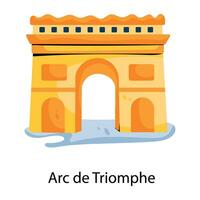 Arc de Triomphe vector