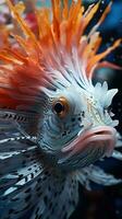 unique fish on coral reefs photo
