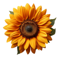 Sunflower Png, Sunflower Blossoms, Sunflower With Transparent Background, AI Generative png