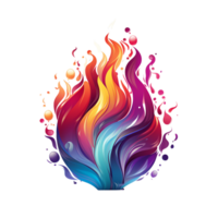 fuego, fuego logo, fuego png, fuego icono, fuego firmar, fuego símbolo, transparente fondo, ai generativo png