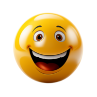 Happy Emoji, Happy Emoji Png, Happy Emoji Transparent Background, AI Generative png