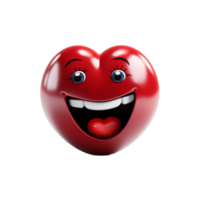 amor emojis, amor emoji png, amor emoji símbolo, 3d amor emojis, transparente fondo, ai generativo png