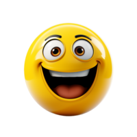 Lycklig emoji, Lycklig emoji png, Lycklig emoji transparent bakgrund, ai generativ png