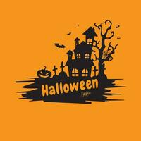 happy halloween party background vector