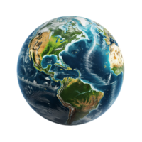 Earth Png, Earth Realistic Png, Earth With Transparent Background, AI Generative png