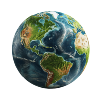 Earth Png, Earth Realistic Png, Earth With Transparent Background, AI Generative png