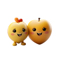 liefde emoji, liefde emoji png, liefde emoji symbool, 3d liefde emoji, transparant achtergrond, ai generatief png