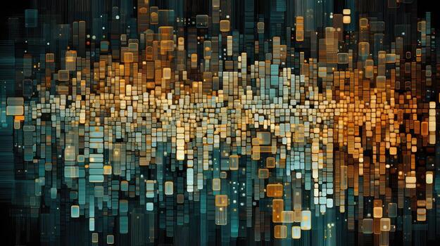 design sorting algorithm patterns ai generated photo