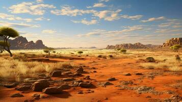 environment kalahari desert semi ai generated photo