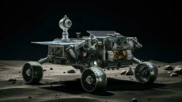 ation moon surveyor transport ai generated photo