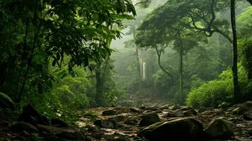 Moda sierra leona selva ai generado foto