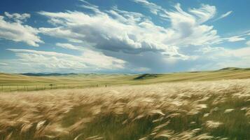 heenvironment russian steppe winds ai generated photo