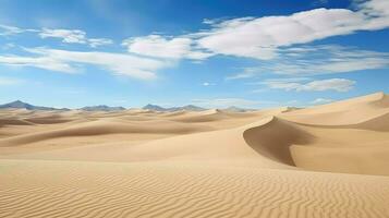 gobi mongolian sand dunes ai generated photo
